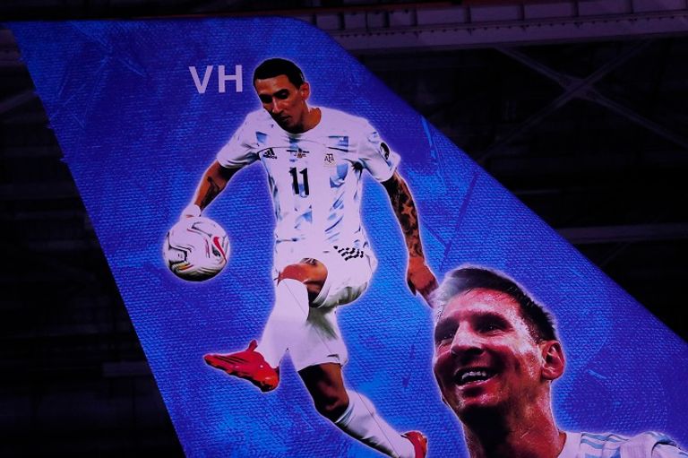 طائرة منتخب الأرجنتين طائرة منتخب الأرجنتين