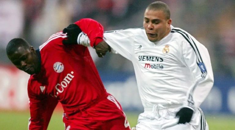 الظاهرة رونالدو مع صامويل كوفور ساديو ماني لاعب بايرن ميونخ الجديد