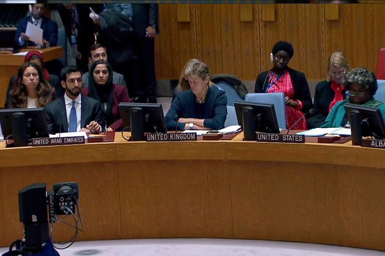 الشيخ شخبوط بن نهيان آل نهيان وزير الدولة الإماراتي خلال مشاركته بجلسة مجلس الأمن الشيخ شخبوط بن نهيان آل نهيان وزير الدولة الإماراتي خلال مشاركته بجلسة مجلس الأمن