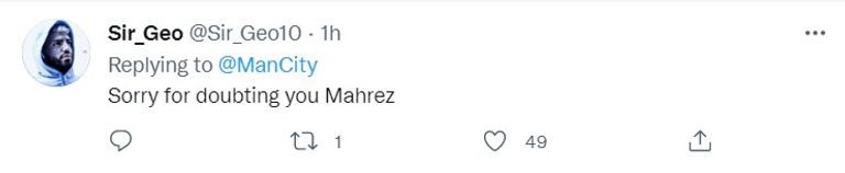 جماهير السيتي تعتذر بمحرز رياض محرز نجم مانشستر سيتي