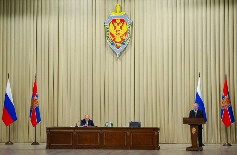 بوتين يلقي خطابا بحضور الجنرال بورتنيكوف - أرشيفية