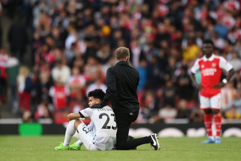 لويس دياز يورجن كلوب مدرب ليفربول