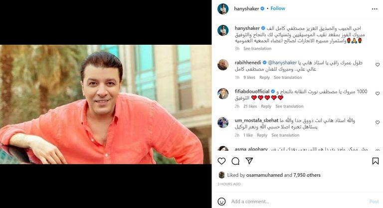 الفنان المصري هاني شاكر - أرشيفية