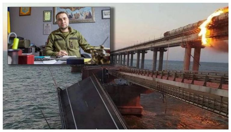 جسر القرم وفي الإطار  رئيس المخابرات العسكرية الأوكرانية 