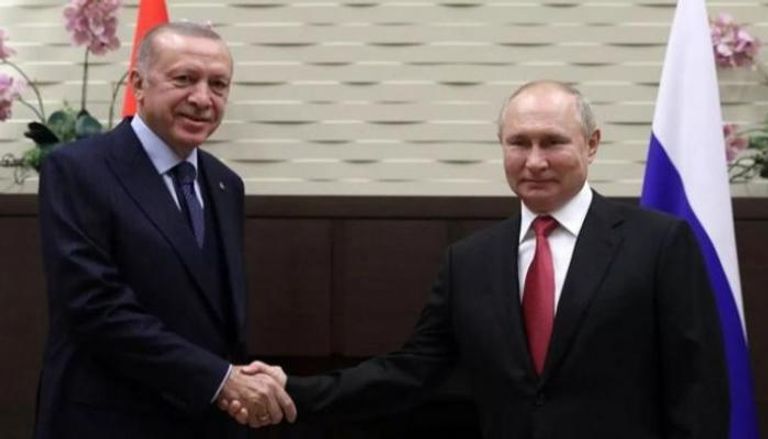 بوتين وأردوغان في لقاء سابق - أرشيفية