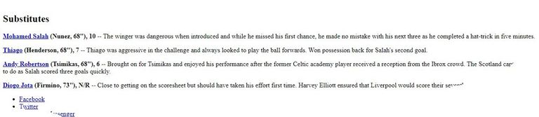 إسبن محمد صلاح ضد رينجرز