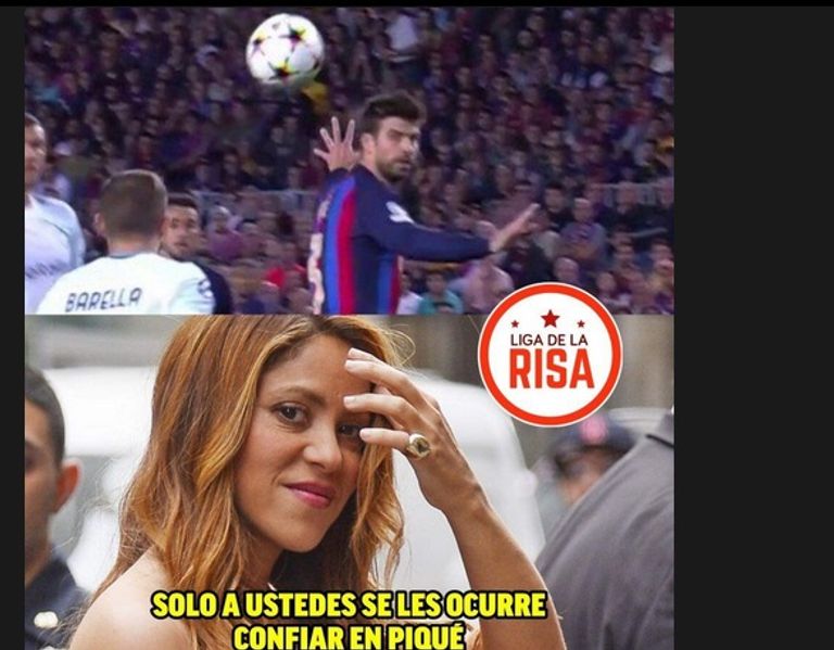 السخرية من بيكيه برشلونة وإنتر ميلان