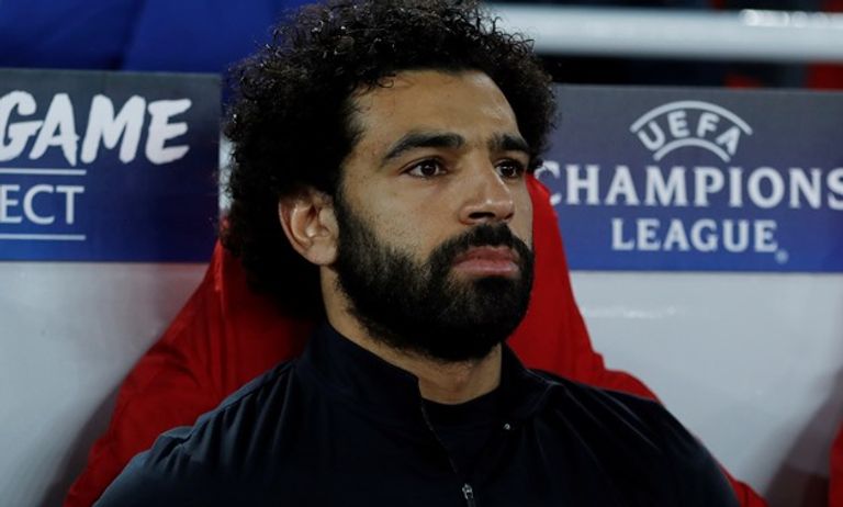 محمد صلاح على مقاعد البدلاء