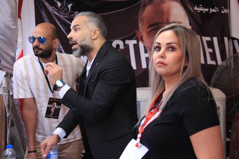 سومة في انتخابات نقابة المهن الموسيقية في مصر المطربة المصرية سومة - أرشيفية