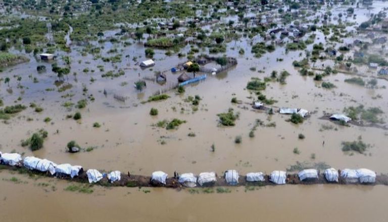 الفيضانات غمرت معظم جنوب السودان