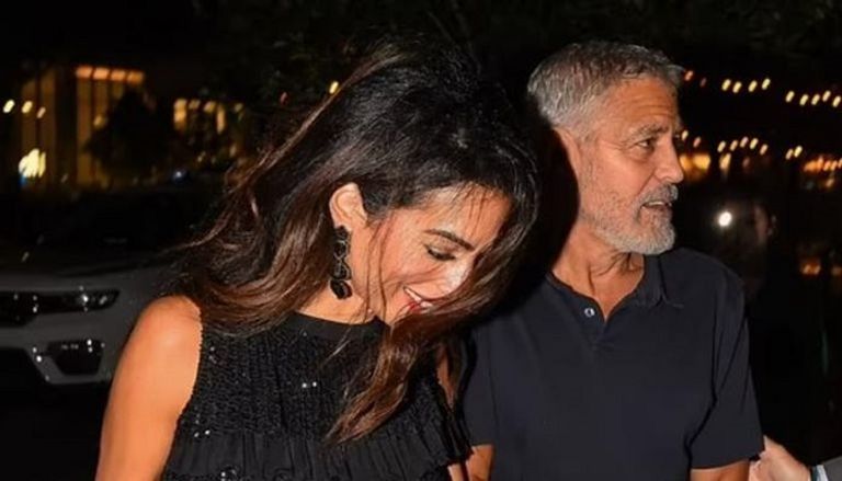 جورج كلوني وزوجته أمل