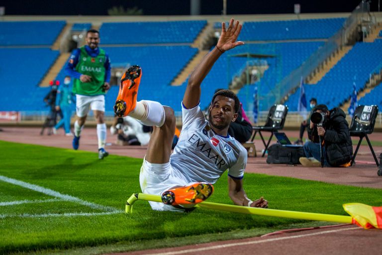 علي هادي آل بليهي لاعب الهلال السعودي