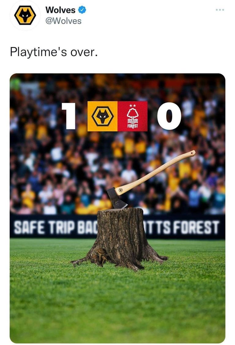 حساب ولفرهاتمبتون يرد على نوتجهام روبن نيفيز نجم ولفرهامبتون