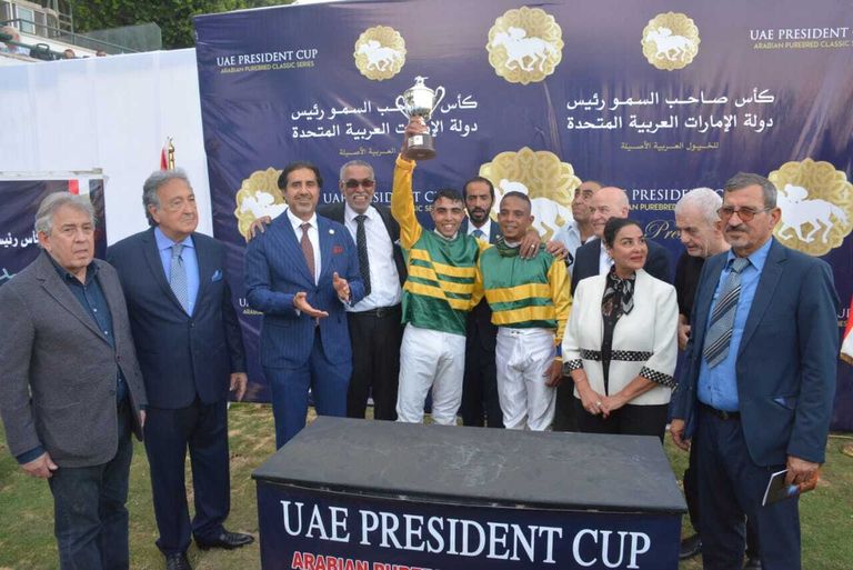 من منافسات كأس رئيس دولة الإمارات للخيول العربية الأصيلة