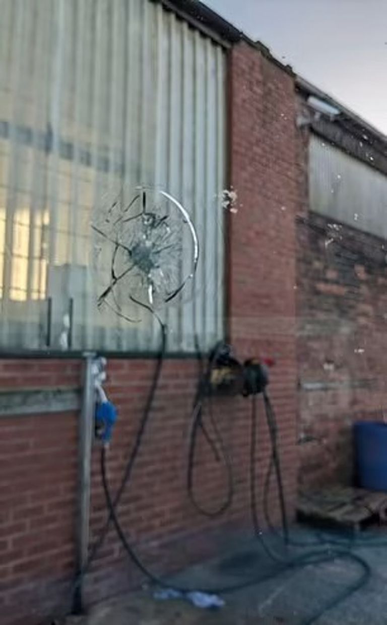 تهشم حافلة السيتي