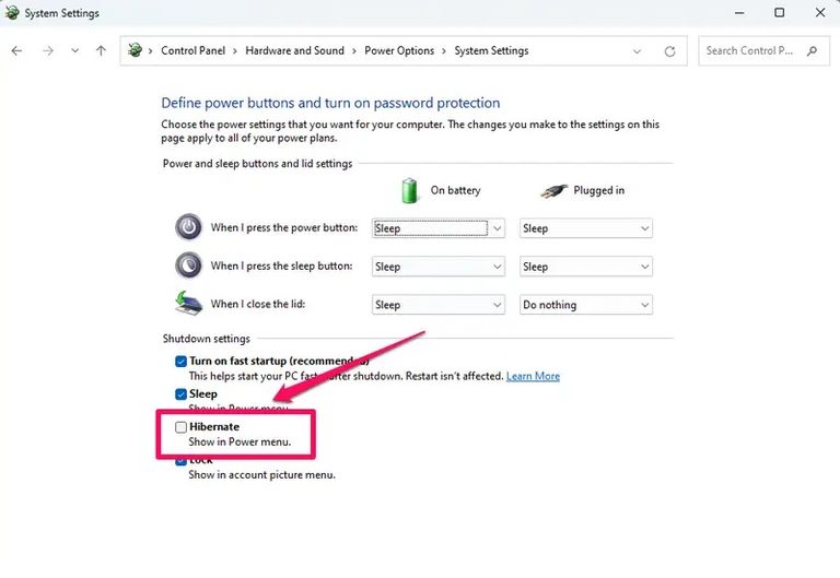 تفعيل الخاصية على ويندوز 11 ويندوز 11