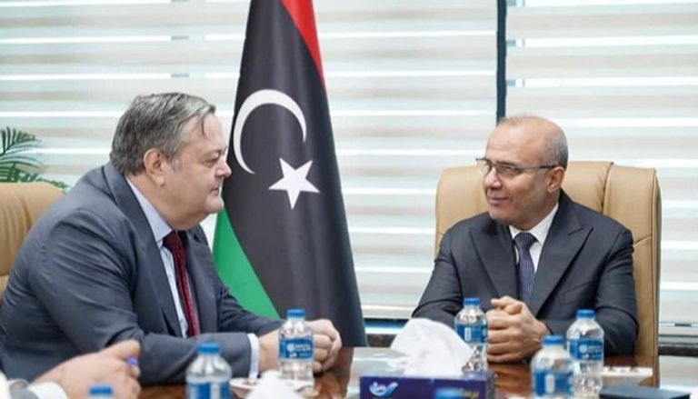 لقاء اللافي وسفير إسبانيا لدى ليبيا