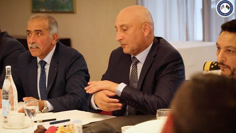 تصريح بالفيديو للقائم بأعمال السفارة الأمريكية لدى ليبيا لقاء اللافي وسفير إسبانيا لدى ليبيا