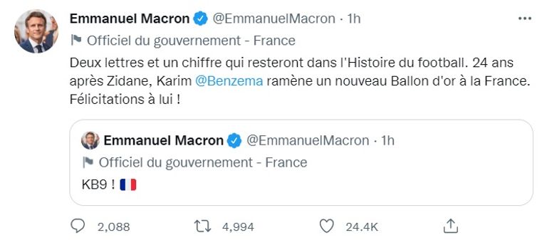 تهنئة كريم بنزيما بالكرة الذهبية كريم بنزيما - نجم ريال مدريد