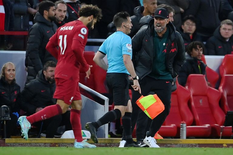 يورجن كلوب محمد صلاح وبرناردو سيلفا