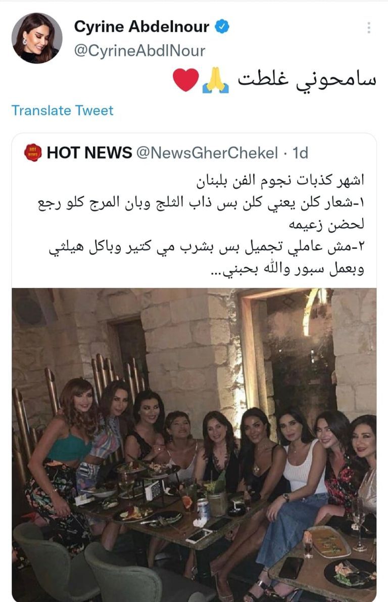 الفنانة سيرين عبدالنور