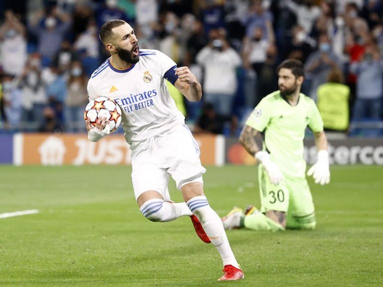 كريم بنزيما مهاجم ريال مدريد