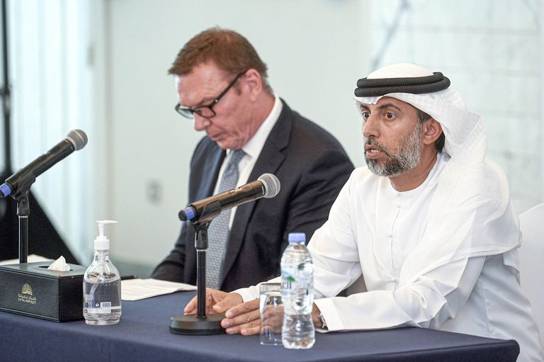 سهيل المزروعي وكريستوفر هدسون أديبك 2022.. منصة عالمية لمناقشة مستقبل الطاقة