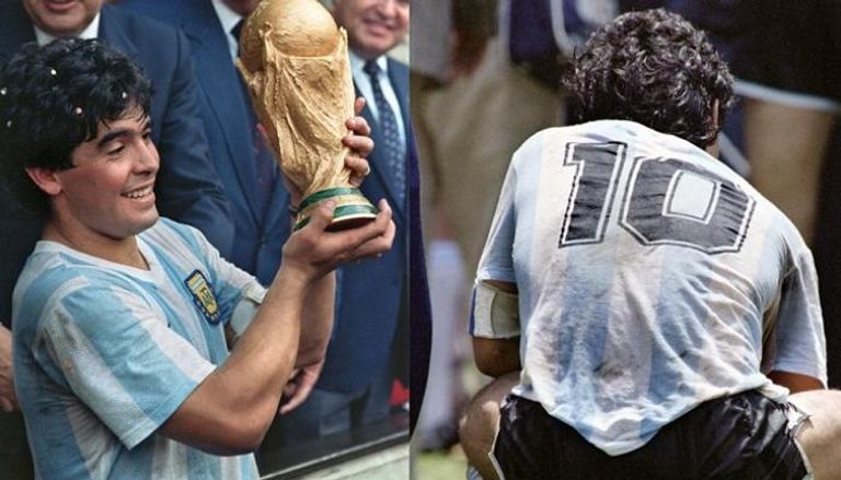 مارادونا في نهائي كأس العالم 1986