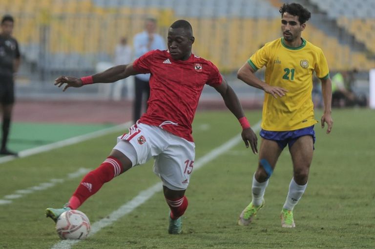 من مباراة الأهلي والإسماعيلي