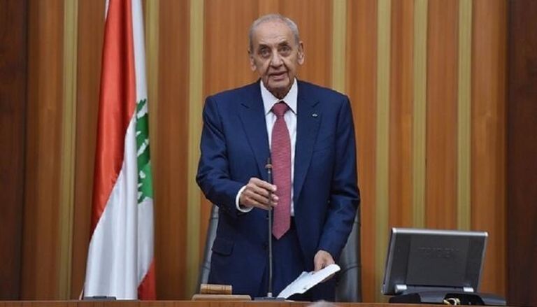 نبيه بري رئيس البرلمان اللبناني 