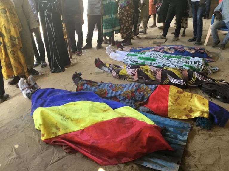 جانب من الاحتجاجات في تشاد