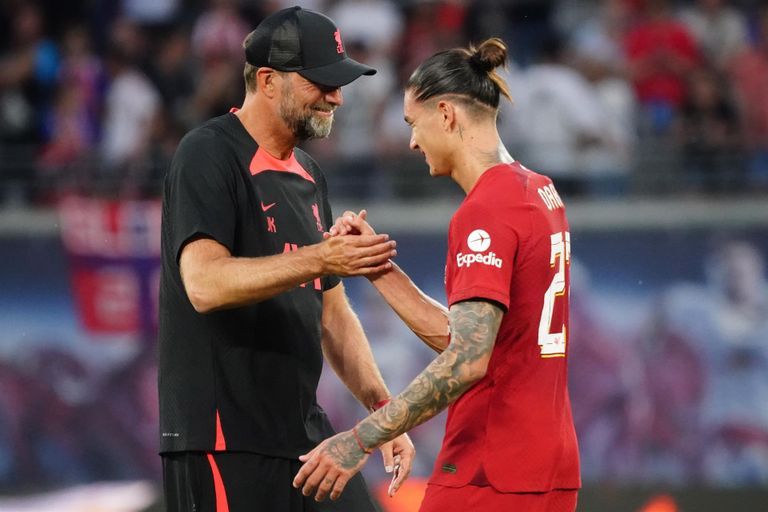 داروين نونيز وكلوب يورجن كلوب - مدرب ليفربول