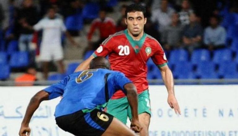 عبدالرزاق حمدالله بقميص المنتخب المغربي