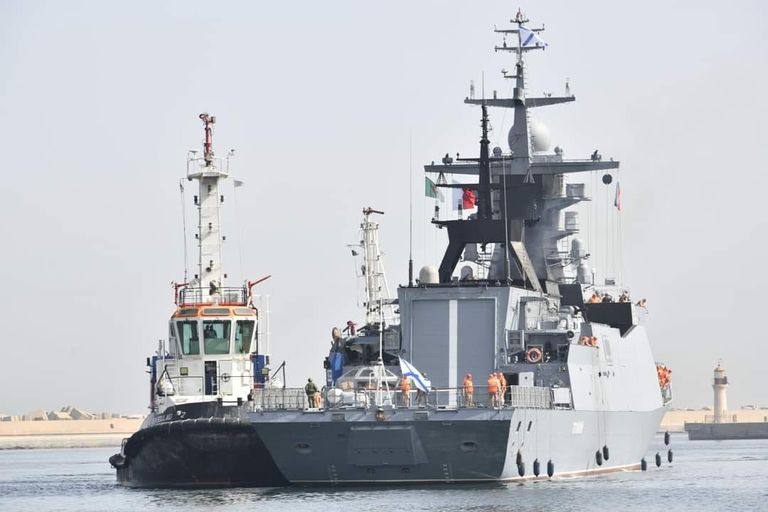 جانب من المناورات البحرية الجزائرية الروسية المشتركة