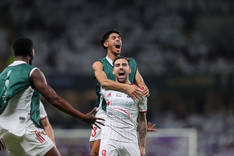 مباراة الشارقة والوحدة