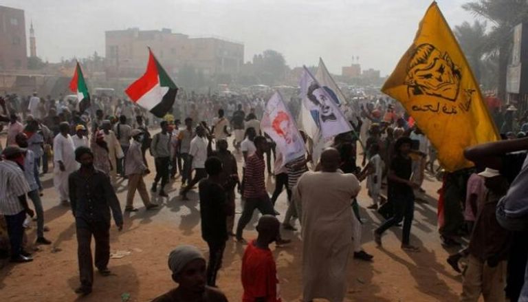 جانب من المظاهرات التي يشهدها السودان
