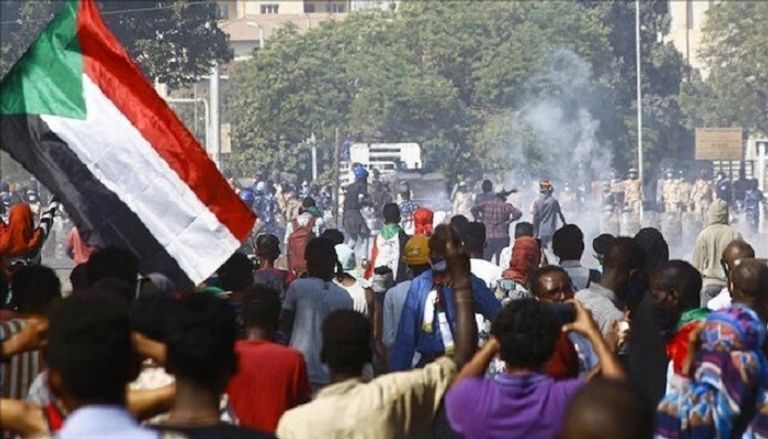 جانب من المظاهرات التي يشهدها السودان