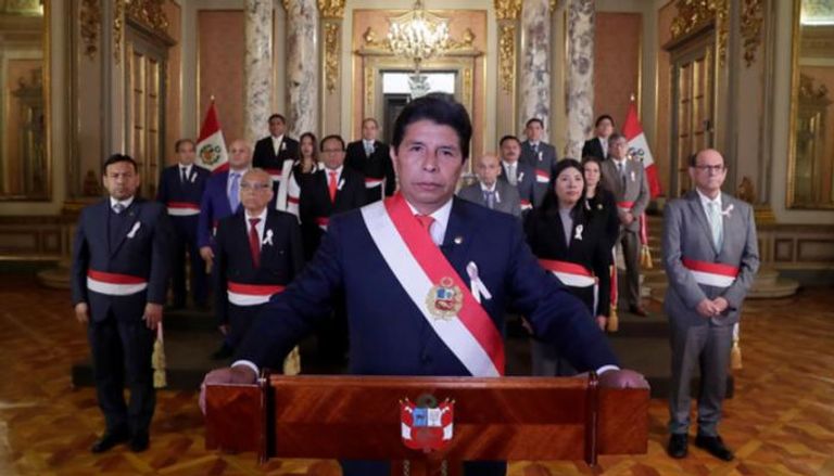 رئيس البيرو ووزراء في حكومته يوجه نداء لمنظة الدول الأمريكية (مواقع التواصل)