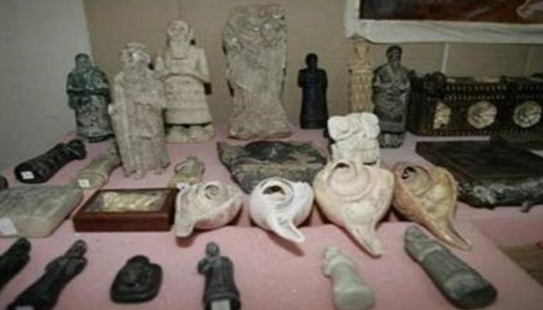 قطع أثرية مسروقة استردها العراق (أرشيفية)