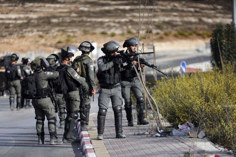 جانب من المواجهات بالضفة الغربية