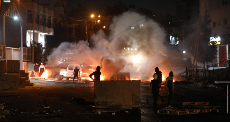 جانب من المواجهات بالضفة الغربية