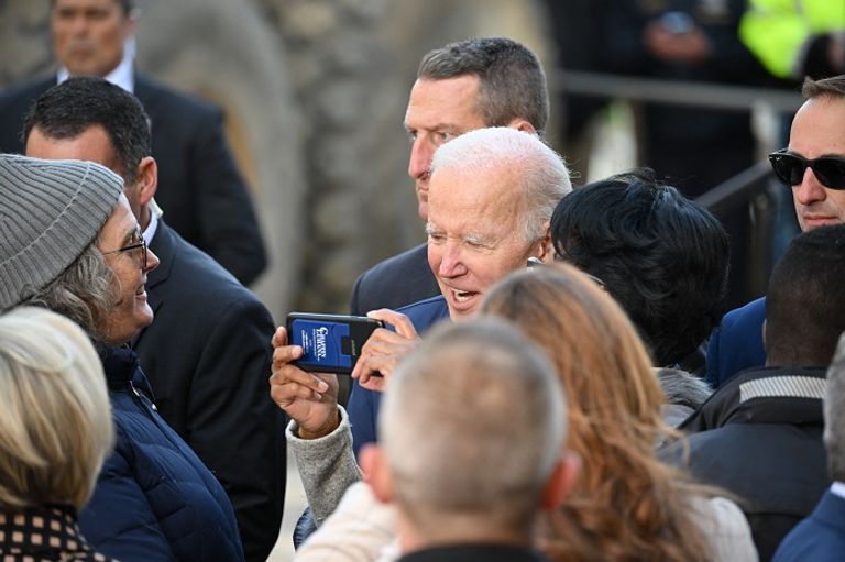 بايدن خلال جولته في بنسلفانيا