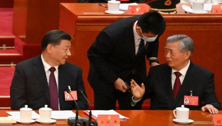 الرئيس الصيني خلال مؤتمر الحزب الشيوعي
