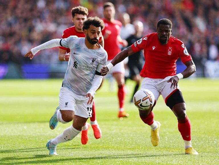 محمد صلاح أمام نوتنجهام محمد صلاح نجم ليفربول