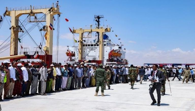 افتتاح ميناء جرعد الصومالي