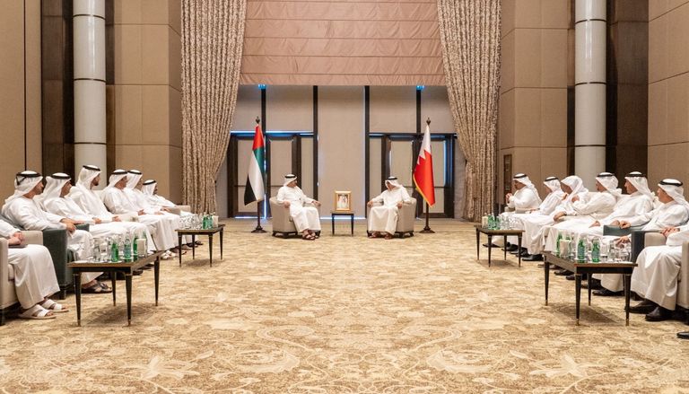 الشيخ عبدالله بن زايد آل نهيان ونظيره البحريني