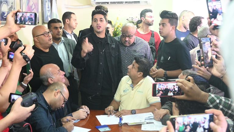 المطرب المصري مصطفى كامل - أرشيفية