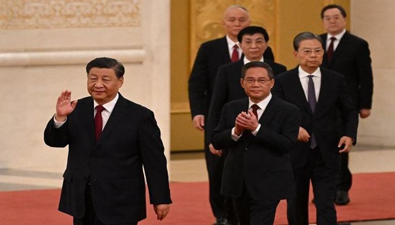 الرئيس الصيني شي جين بينج في ختام مؤتمر الحزب الشيوعي 