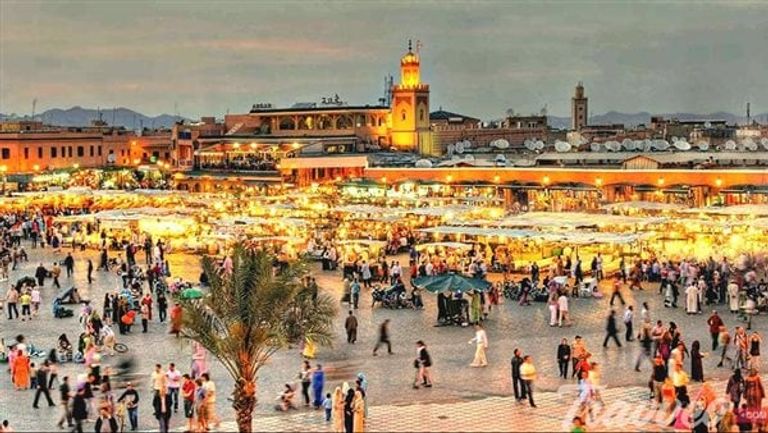 ميدان جامع الفنا ضمن أهم مناطق سياحية في مراكش