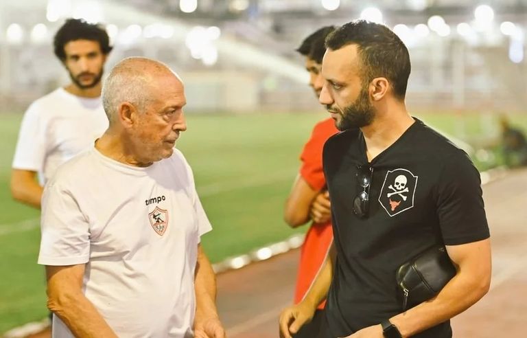أمير مرتضى منصور وفيريرا في الزمالك
